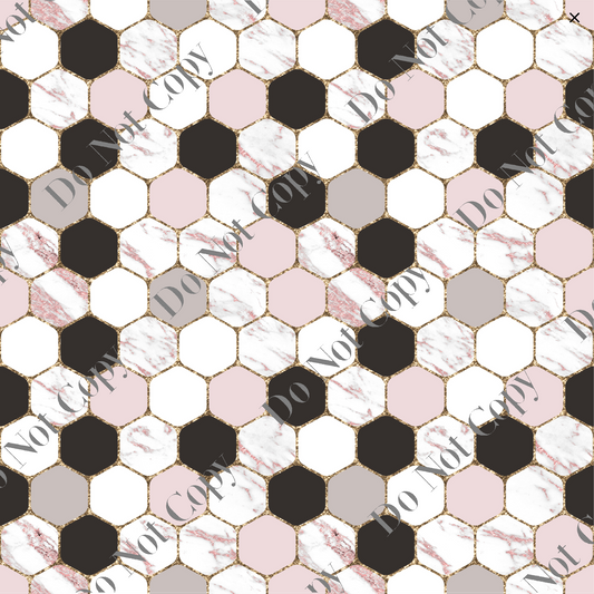 Patterned Vinyl - Hexagon