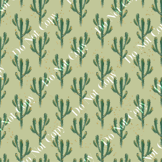 Patterned Vinyl - Cactus