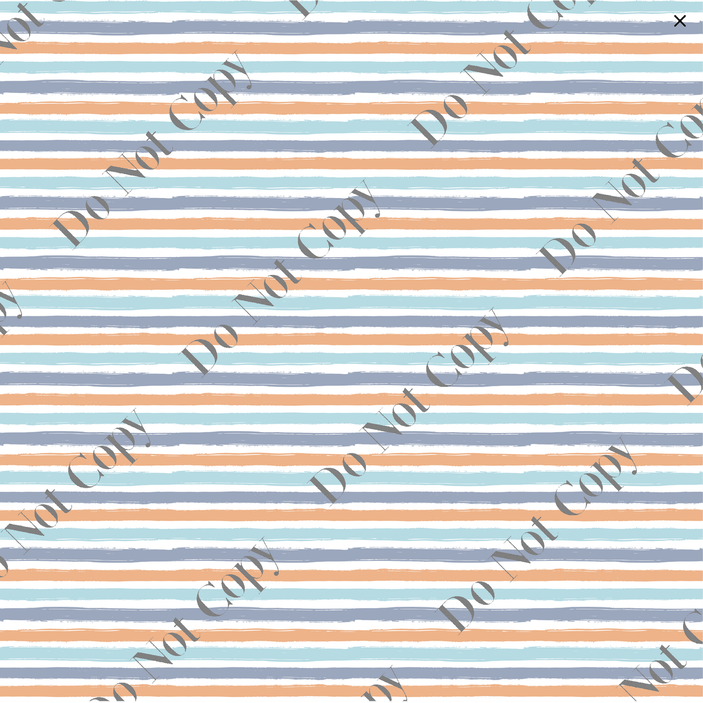 Patterned Vinyl - Blue Stripe