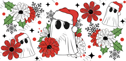 160z Sublimation Wrap - Christmas Ghost