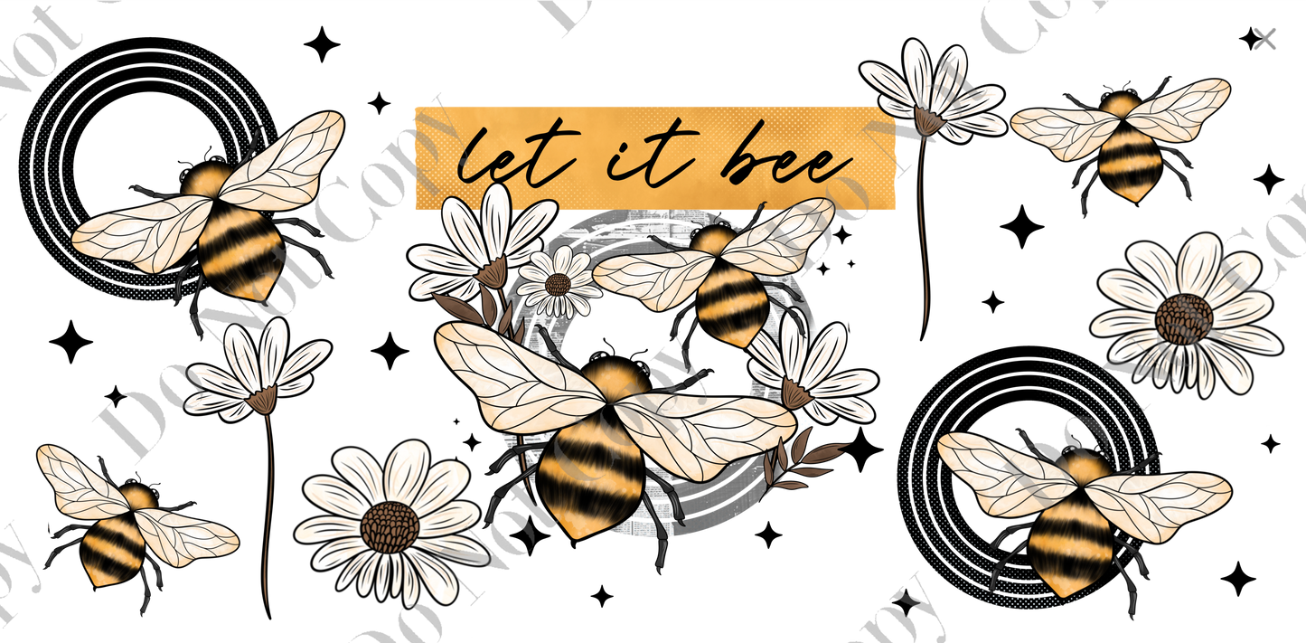 160z Sublimation Wrap - Let it Bee