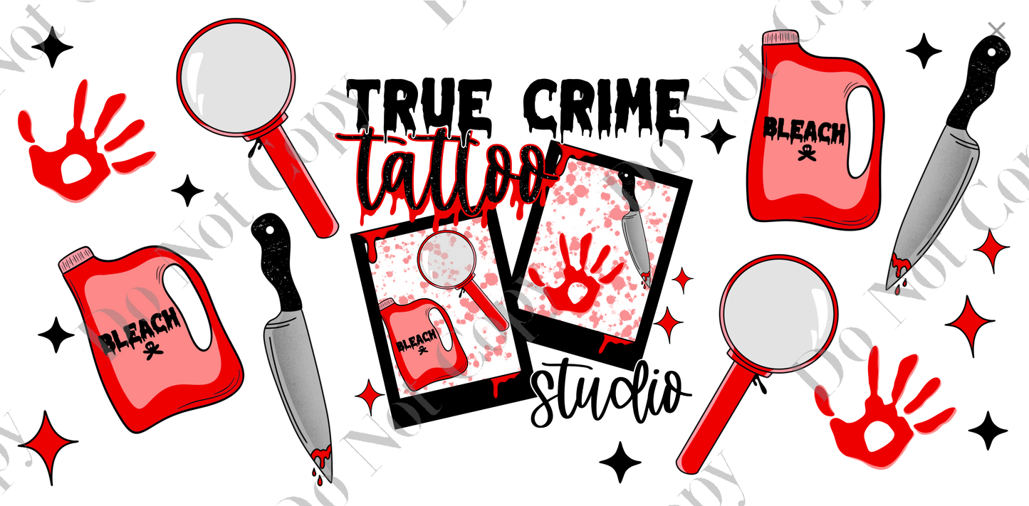 160z Sublimation Wrap - True Crime Tattoo