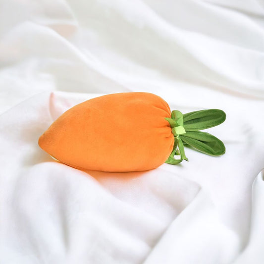 Velvet Easter carrot Bag