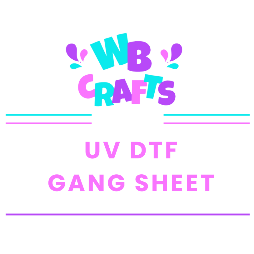 UV DTF Single sided Gang Sheet