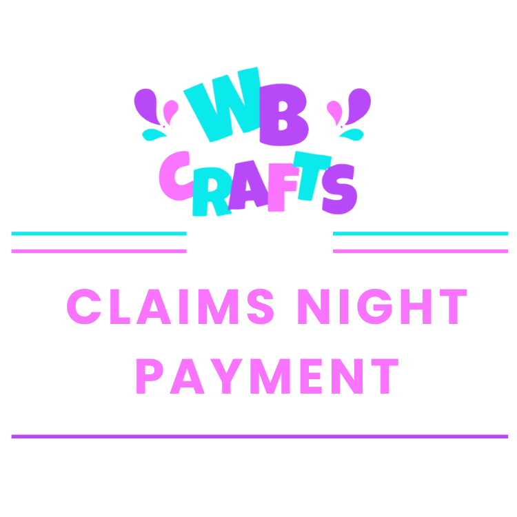 Glitter Claims Night - Payment