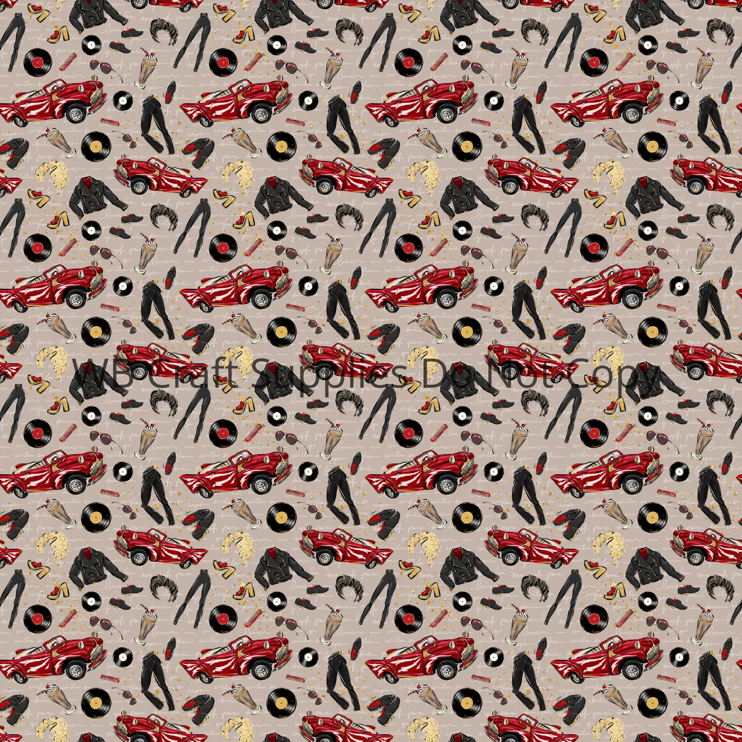 Patterned Vinyl - Cars & Leather!!