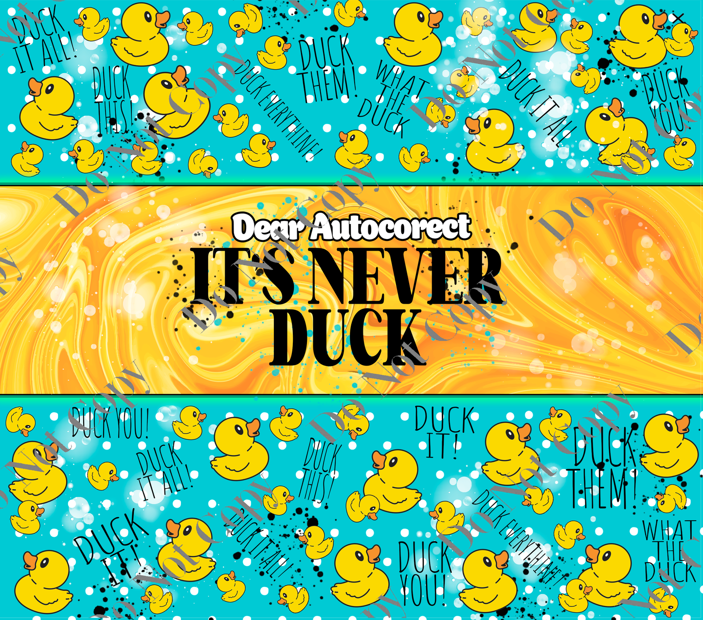 20oz Tumbler Wrap - Dear Autocorrect