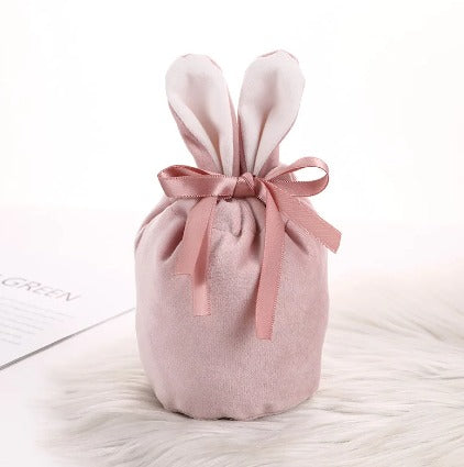 Velvet Easter Rabbit Ears Gift Bag
