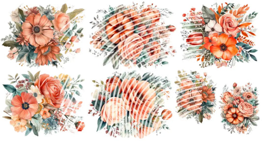 UV DTF Decal Sheets - Tangerine Dreams