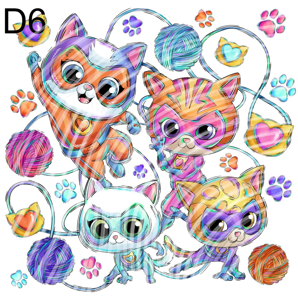 V#6 12 x 12 Vinyl PLUS Decal D#6